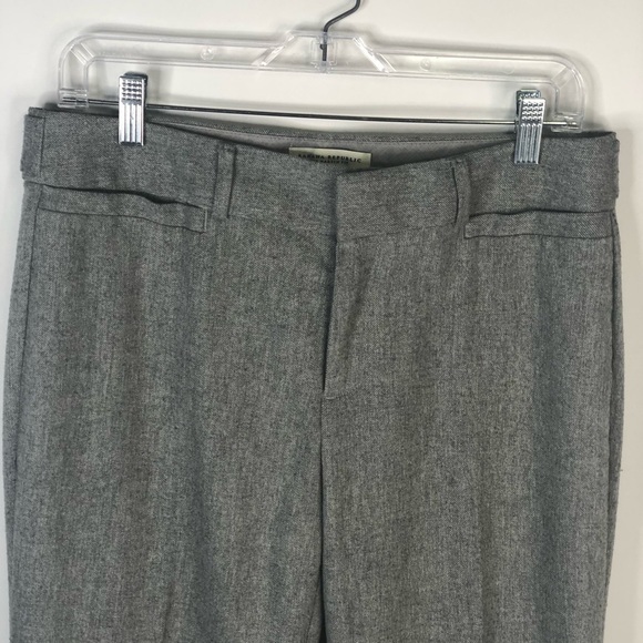 Banana Repiblic Martin fit gray wool blend lined pants size 8 - Picture 3 of 10